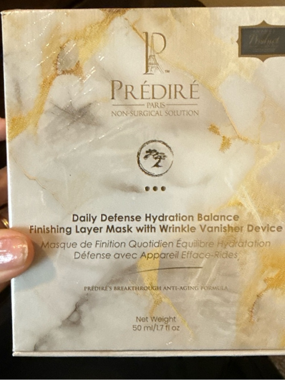 Predire daily defense, hydrating, finishing layering mask
